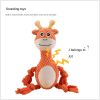 dog chew toys plush sound toys grinding teeth resistant to bite interactive pet dog toys - Elephant baby