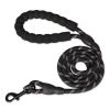 150cm Strong Dog Leash Pet Leashes Reflective Leash For Small Medium Large Dog Leash Drag Pull Tow Golden Retriever - Black - 1.0cm 150cm