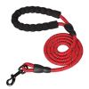 150cm Strong Dog Leash Pet Leashes Reflective Leash For Small Medium Large Dog Leash Drag Pull Tow Golden Retriever - Red - 1.0cm 150cm