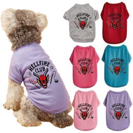 Pet Dog Halloween Cosplay Crewneck Bull T-shirts - Gray bullM