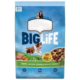 Big Life Dry Dog Food for Big Dogs;  Savory Chicken;  Veggies & Barley Recipe;  40-Pound Bag - 40 lbs