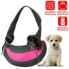 Pet Carrier for Dogs Cats Hand Free Sling Adjustable Padded Strap Tote Bag Breathable Shoulder Bag Carrying Small Dog Cat - Pink - S
