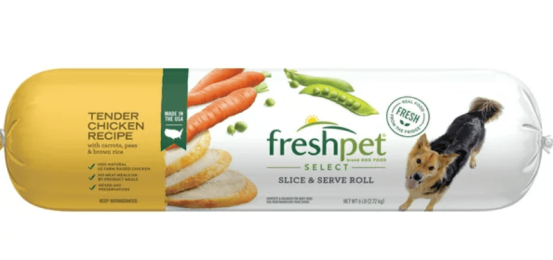 Fresh pet Healthy & Natural Dog Food;  Fresh Chicken Roll;  1lb - 6lbs