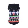 Pet Life LED Lighting Patterned Holiday Hooded Sweater Pet Costume - Medium - (FBP8BKMD)