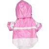 Two-Tone Pvc Waterproof Adjustable Pet Raincoat - Small