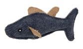 Pet Life Durable Fish Plush Kitty Catnip Cat Toy - Small