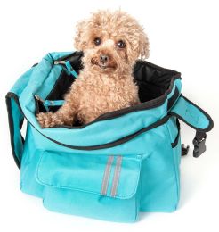 Fashion Back-Supportive Over-The-Shoulder Fashion Pet Carrier - B17BLMD