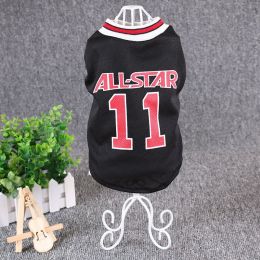Hot World Cup Ball Spring And Summer Dog Vest Pet Supplies - Black - S