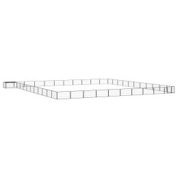 44-Panel Dog Playpen Black 39.4"x19.7" Powder-coated Steel - Black