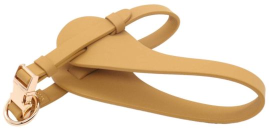 Pet Life 'Ever-Craft' Boutique Series Adjustable Designer Leather Dog Harness - Apricot - Medium