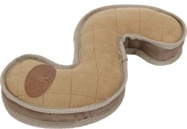 Pet Life 'The Outpack' Durable Oxford Nylon and Mesh Squeaking Plush Dog Toy - Khaki