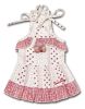 Touchdog Fetching Smock Designer Dog Dress - Red - Medium