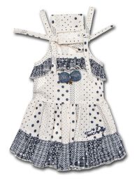 Touchdog Fetching Smock Designer Dog Dress - Blue - X-Small