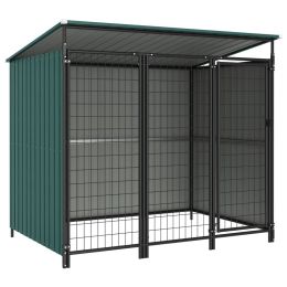 Outdoor Dog Kennel 76"x52.4"x64.6" - Green