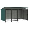 Outdoor Dog Kennel 99.6"x52.4"x45.7" - Green