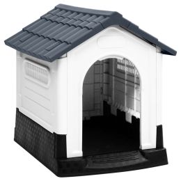 Dog House Gray 22.4"x26.8"x26" Polypropylene - Gray
