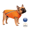 Sustainable Dog Jacket Vest - Orange - XS