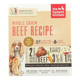 The Honest Kitchen - Dog Food - Whole Grain Beef Recipe - Case of 6 - 2 lb. - 2146454