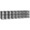 Outdoor Dog Kennel Steel 158.8 ftÂ¬â‰¤ - Black