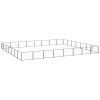 Dog Kennel Black 602.8 ftÂ¬â‰¤ Steel - Black