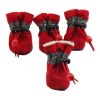 Dog Boots 4 PCS Set - Red - Small
