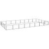 Dog Kennel Black 344.4 ftÂ¬â‰¤ Steel - Black