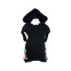 Pet Life LED Lighting Patterned Holiday Hooded Sweater Pet Costume - Medium - (FBP8BKMD)