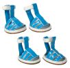 Buckle-Supportive Pvc Waterproof Pet Sandals Shoes - Set Of 4 - Medium