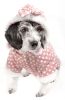 Polka-Dot Couture-Bow Pet Hoodie Sweater - X-Small