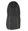 Pet Life Open Road Mess-Free Single Seated Safety Car Seat Cover Protector For Dog, Cats, And Children - Black