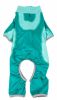 Pet Life Active 'Warm-Pup' Heathered Performance 4-Way Stretch Two-Toned Full Body Warm Up - Green - Medium