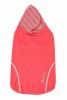 Pet Life Active 'Pull-Rover' Premium 4-Way Stretch Two-Toned Performance Sleeveless Dog T-Shirt Tank Top Hoodie - Red - Medium