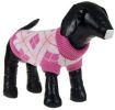 Argyle Style Ribbed Fashion Pet Sweater - X-Small