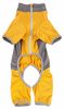 Pet Life Active 'Warm-Pup' Heathered Performance 4-Way Stretch Two-Toned Full Body Warm Up - Orange - Small