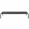 Elevated Dog Bed Black L Textilene - Black