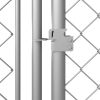 Outdoor Dog Kennel 26.2'x13.1'x6.6' - Silver