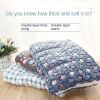 Cat dog sleeping mat warm thickened Sleeping pad blanket;  dog house warm mattress pet cushion - Blue stars - No.7 89*68cm
