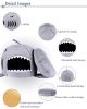 Shark Shape House Beds Tent Mat Small Dog Cat Puppy Beds Soft Dog House For Large Dogs Beds - Grey - 50x50x48 cm