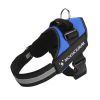 No Pull Pet Harness For Dog & Cat; Adjustable Soft Padded Large Dog Harness With Easy Control Handle - Blue - L