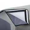 Pet Life "Hush Puppy" Electronic Heating and Cooling Smart Collapsible Pet House - Grey - Large
