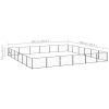 Dog Kennel Black 387.5 ftÂ¬â‰¤ Steel - Black