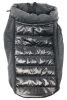 Pet Life 'Apex' Lightweight Hybrid 4-Season Stretch and Quick-Dry Dog Coat w/ Pop out Hood - Black - Medium