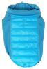 Pet Life 'Apex' Lightweight Hybrid 4-Season Stretch and Quick-Dry Dog Coat w/ Pop out Hood - Blue - Medium