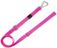 Pet Life 'Advent' Outdoor Series 3M Reflective 2-in-1 Durable Martingale Training Dog Leash and Collar - Pink - Medium