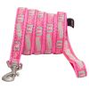 Touchdog 'Faded-Barker' Adjustable Dog Harness and Leash - Pink - Large