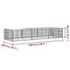 8-Panel Dog Playpen Black 39.4"x19.7" Powder-coated Steel - Black