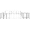 Dog Kennel Silver 273.5 ftÂ¬â‰¤ Steel - Silver