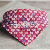 Touchdog 'Bad-to-the-Bone' Elephant Patterned Fashionable Velcro Bandana - Red - Small