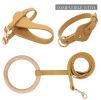 Pet Life 'Ever-Craft' Boutique Series Adjustable Designer Leather Dog Harness - Apricot - Small