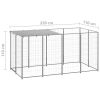 Dog Kennel Silver 26 ftÂ¬â‰¤ Steel - Silver